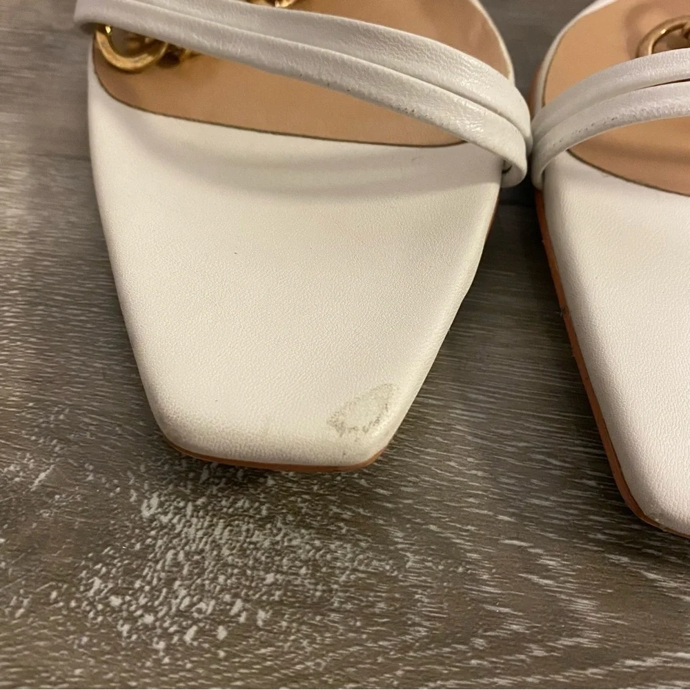 Alias Mae | Ankle Strap Heel in Ivory Size 39 NEW